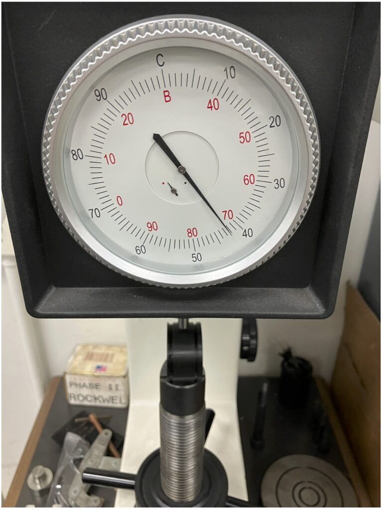 Hardness measurement by client
