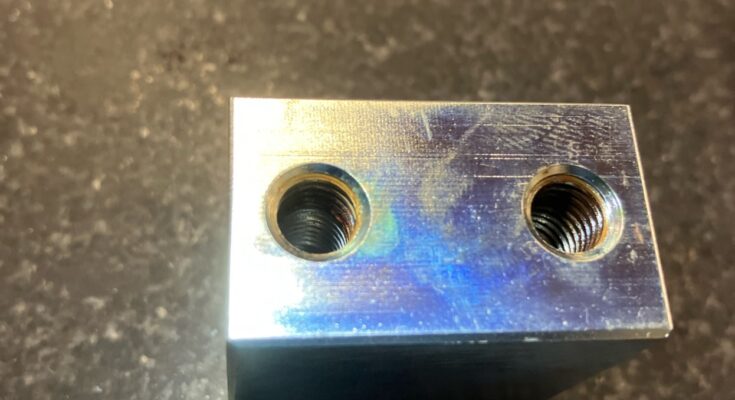 Rust Formation in Threaded Blind Holes Post-Galvanization