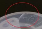 Residual stress causes damage mark to the plastic injection part