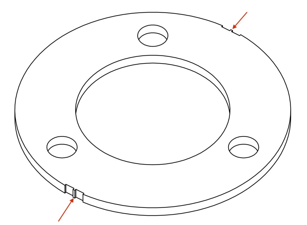 Design verification with laser cutting